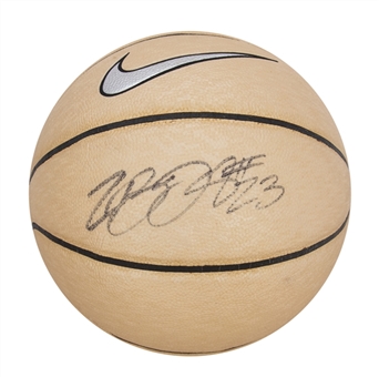 LeBron James Rookie Era Signed Nike Basketball (Beckett)